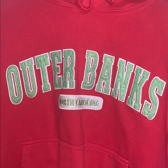 hot pink OUTER BANKS sweatshirt - Picture 2 of 6